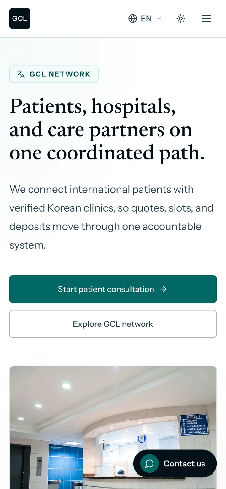 GCL Global Patient Hub 2